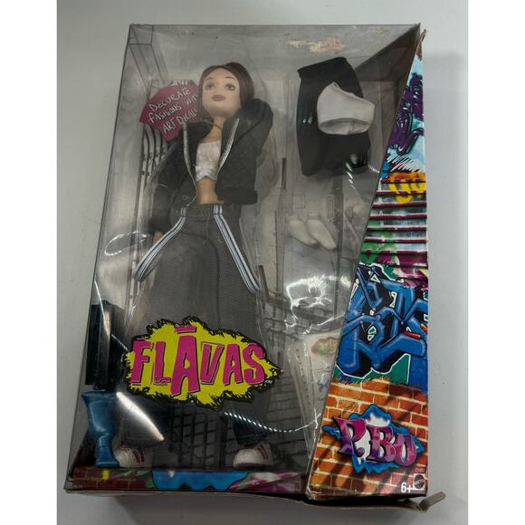 Y2K Flavas Fashion Doll & Accessories Mattel  -2003 Sealed New - Box Damaged - Picture 1 of 6